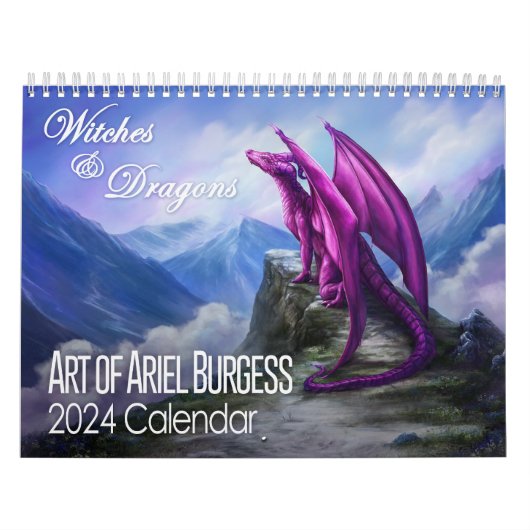 Kalender 2023 der Hexen und Drachen von Ariel Burg (Titelbild)