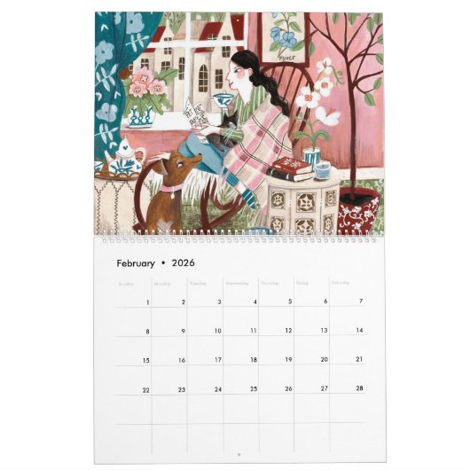 Kalender 2023 Illustration Caroline Bonne Müller (Feb 2026)