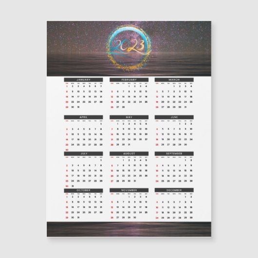 Kalender 2023 magnetkarte (Vorderseite)