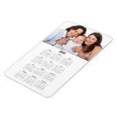 Kalender 2023 mit benutzerdefiniertem Foto Magnet (Linke Seite)