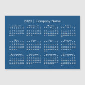 Kalender 2023 mit Firmenname Blue Magnet (Vorderseite)