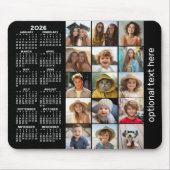 Kalender 2023 - Schwarz, 15 Foto Mousepad (Vorne)