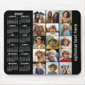 Kalender 2023 - Schwarz, 15 Foto Mousepad (Vorne)