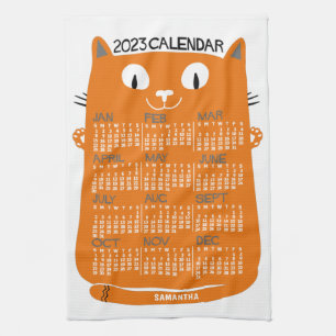 Kalender 2023 (Siehe Beschreibung der neuen Versio Geschirrtuch