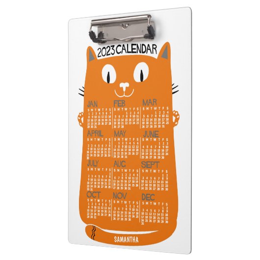 Kalender 2023 (Siehe Beschreibung der neuen Versio Klemmbrett (Links)