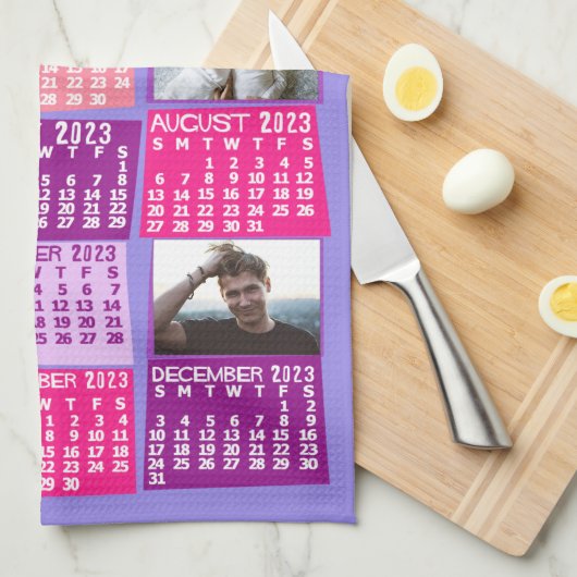 Kalender 2023 (siehe Beschreibung der neuesten Ver Geschirrtuch (Viertel Falte)