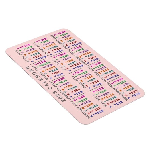 Kalender 2023 (siehe Beschreibung der neuesten Ver Magnet (Rechte Seite)