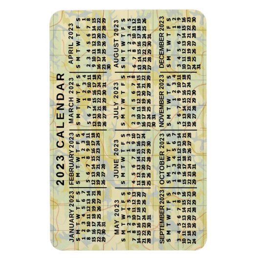Kalender 2023 (siehe Beschreibung der neuesten Ver Magnet (Vertikal)