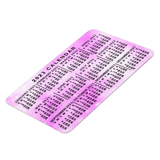 Kalender 2023 (siehe Beschreibung der neuesten Ver Magnet (Linke Seite)