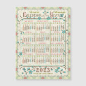 Kalender 2023 (siehe Beschreibung der neuesten Ver Magneteinladung (Vorderseite)