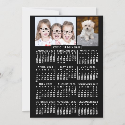 Kalender 2023 (siehe Beschreibung der neuesten Ver Magneteinladung (Vorderseite)