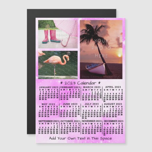 Kalender 2023 (siehe Beschreibung der neuesten Ver Magnetkarte (Vorne/Hinten)