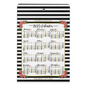 Kalender 2023 (siehe Beschreibung der neuesten Ver Mini Klemmbrett (Rückseite)