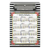 Kalender 2023 (siehe Beschreibung der neuesten Ver Mini Klemmbrett (Vorderseite)