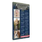 Kalender 2023 (siehe Beschreibung der neuesten Ver Mini Klemmbrett (Schrägansicht)