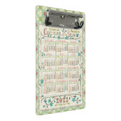 Kalender 2023 (siehe Beschreibung der neuesten Ver Mini Klemmbrett (Schrägansicht)