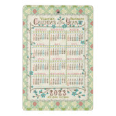 Kalender 2023 (siehe Beschreibung der neuesten Ver Mini Klemmbrett (Rückseite)