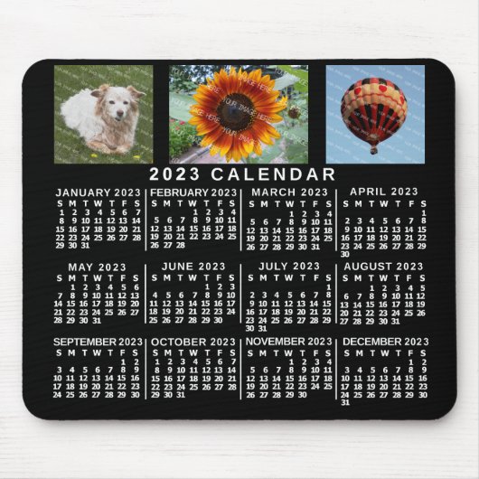 Kalender 2023 (siehe Beschreibung der neuesten Ver Mousepad (Vorne)