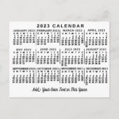 Kalender 2023 (siehe Beschreibung der neuesten Ver Postkarte (Vorderseite)