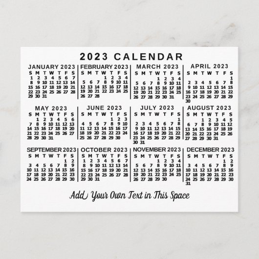 Kalender 2023 (siehe Beschreibung der neuesten Ver Postkarte (Vorderseite)