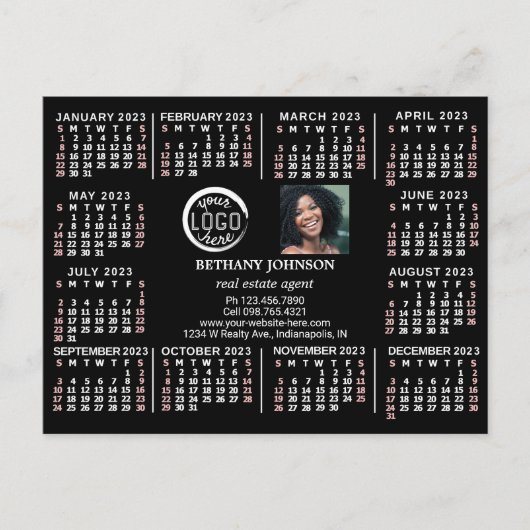 Kalender 2023 (siehe Beschreibung der neuesten Ver Postkarte (Vorderseite)