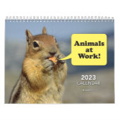 Kalender 2023 "Tiere am Arbeitsplatz" (Titelbild)