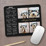 Kalender 2024 - 4 Foto - moderner Skripttext Mousepad<br><div class="desc">Ein Kalender 2024 mit Platz für 4 Fotos. Sie können einen Namen,  ein Monogramm oder einen anderen benutzerdefinierten Text hinzufügen. Der Kalender ist unklar und leicht zu lesen. Sie können die Hintergrundfarbe ändern,  wenn Sie auf den Link "Anpassen" klicken und zum erweiterten Designbereich gehen.</div>