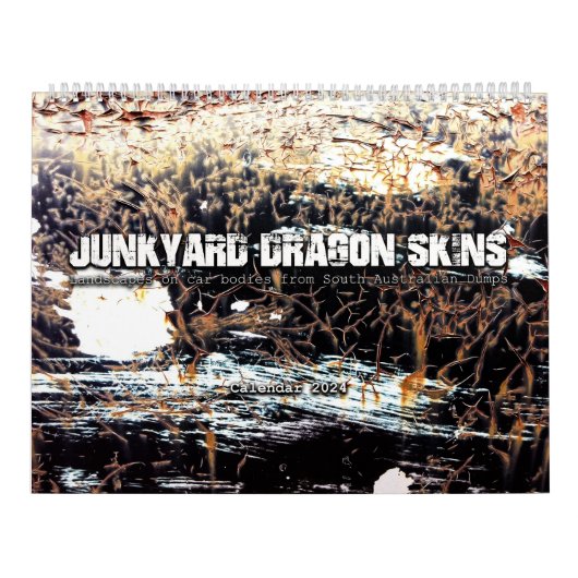 Kalender 2024 - Abstrakte Farbtextur (Titelbild)