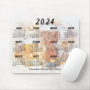 Kalender 2024 - Brillen für Bier Mousepad