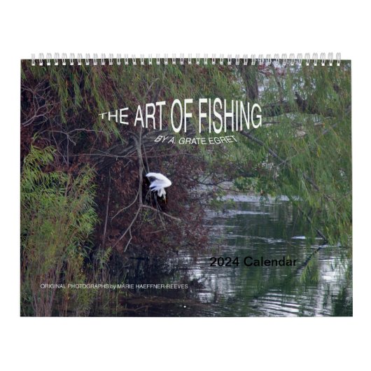 Kalender 2024: Die Kunst des Fischens von A.Grate  (Titelbild)