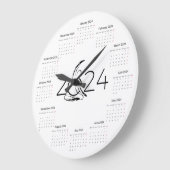 Kalender 2024 für Pilates-Ausbilder Große Wanduhr (Winkel)