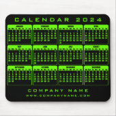 Kalender 2024-Geschäftsmaus Mousepad (Vorne)