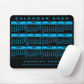 Kalender 2024-Geschäftsmaus Mousepad (Mit Mouse)