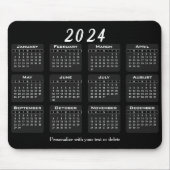 Kalender 2024 - Jahr Mousepad (Vorne)