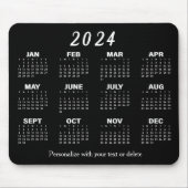 Kalender 2024 - Jahr Mousepad (Vorne)