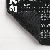 Kalender 2024 mit 3 FotoCollage - schwarz Mousepad (Ecke)