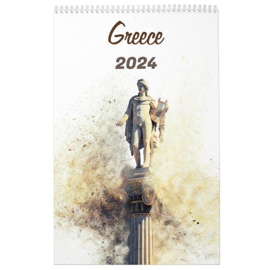Kalender 2024 mit Fotos Griechenlands (Titelbild)
