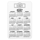 Kalender 2024 mit Schwarz-weißem Minimalwert für L Magnet (Vertikal)