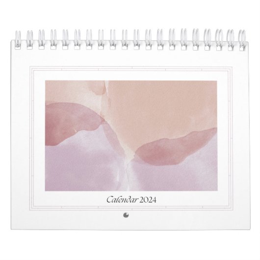 Kalender 2024 - moderner minimalistischer Kalender (Titelbild)