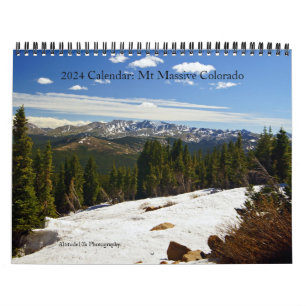 Kalender 2024: Mt Massive, Colorado