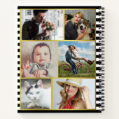 Kalender 2024 - Preppy Floral Stripes | FOTO Notizblock (Rückseite)