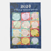 Kalender 2024 Saisonauftakt Geschirrtuch (Vertikal)