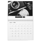 Kalender 2024 - Schwarzweißkalender 2024 (Mär 2026)
