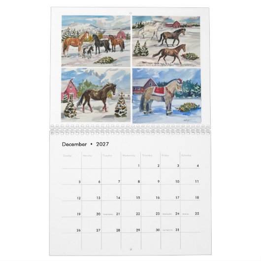 Kalender 2024 - Susan Payne Equine Art (Dez 2027)
