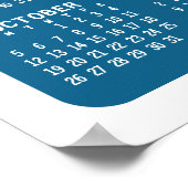 Kalender 2025 2026 - Mindestbetrag 2 Jahr Poster (Ecke)