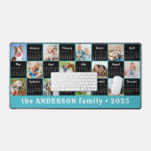 Kalender 2025 Benutzerdefinierte Aquamarine Blu Ei Schreibtischunterlage (Tastatur & Maus)