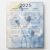 Kalender 2025 Blume der Löwenzahn Fotoplatte (Vorderseite)