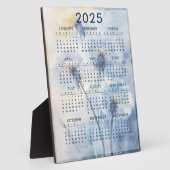 Kalender 2025 Blume der Löwenzahn Fotoplatte (Seite)