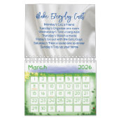 Kalender 2025 - Blütezeit (Mär 2026)