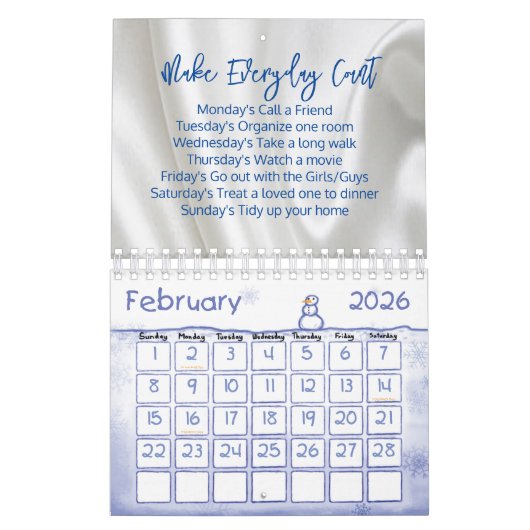 Kalender 2025 - Blütezeit (Feb 2026)